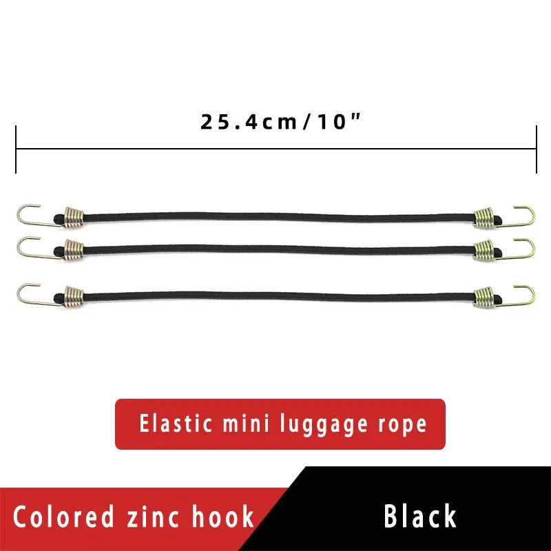 Heavy Duty Elastic Bungee Cords 10" – Luggage & Cycling Straps
