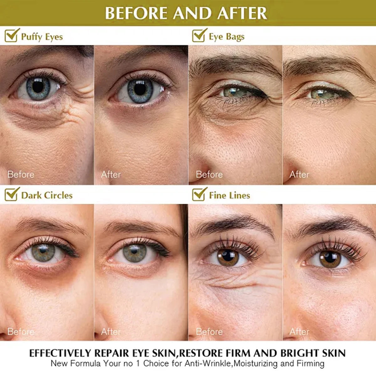 Retinol & Hyaluronic Acid Eye Cream – Hydrating Anti-Aging Eye Cream Peaceful Pleasures Health and Wellness