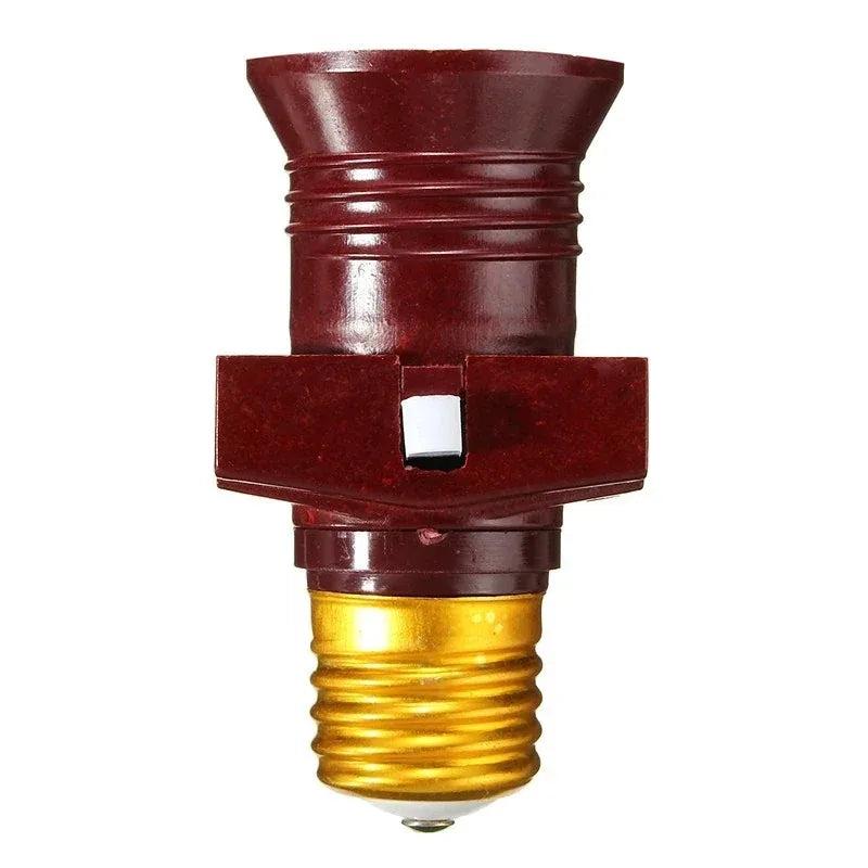 1PCS E27 Screw Bulb Holder Convertible with Switch 110V-240V LED Lamp Socket Adapter for Easy Bulb Installation And Control Peaceful Pleasures Health and Wellness