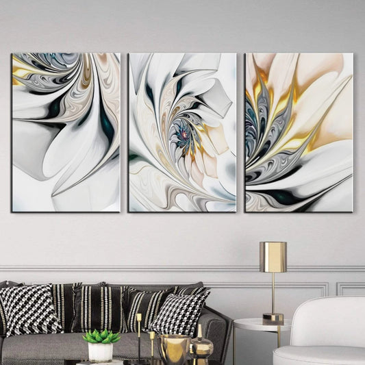 Abstract Swirling Beauty Canvas Wall Art | Modern Home Decor Canvas Wall Art Peaceful Pleasures Health and Wellness