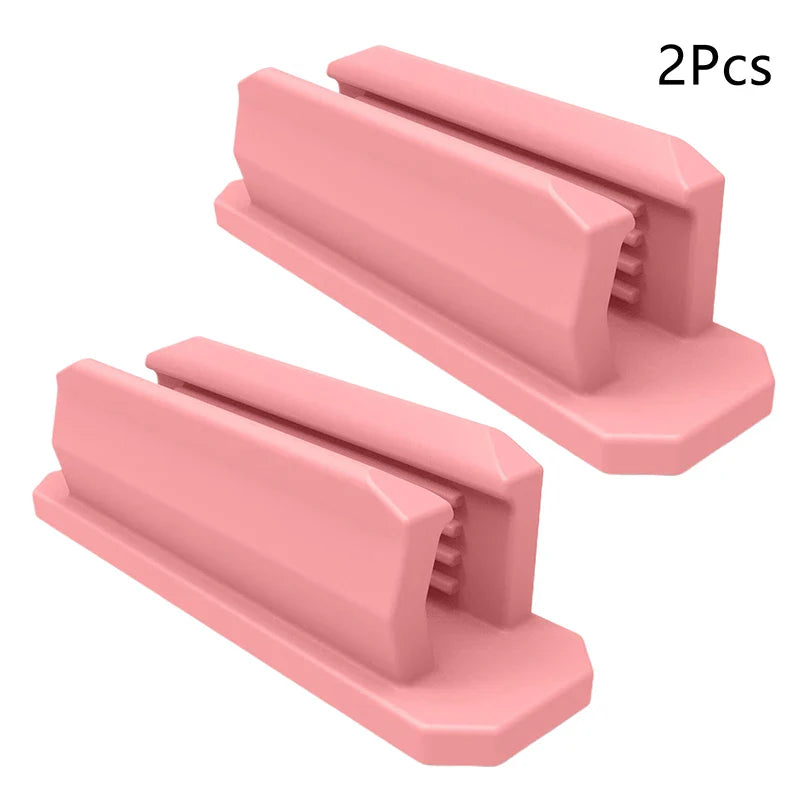 Self-Adhesive Silicone Pen Clip Wall Mount Holder – 2 Pack