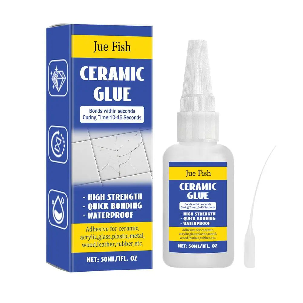 Ceramic Repair Glue for Pottery and Porcelain Projects Peaceful Pleasures Health and Wellness White