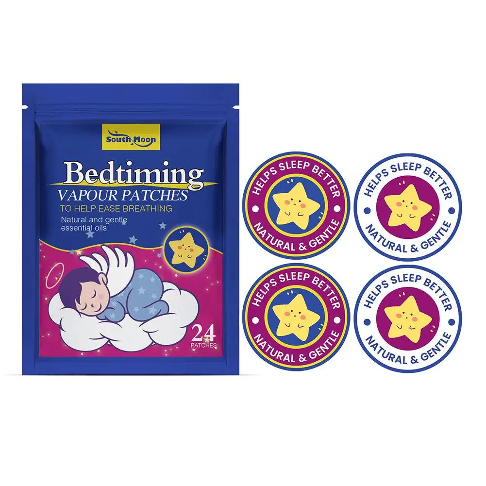 24Patches Sleep Patch Natural Sleep Aid Patch Sleeping Sticker for Adults Improve Sleep Cycle Nighttime Body Care Peaceful Pleasures Health and Wellness 24pcs