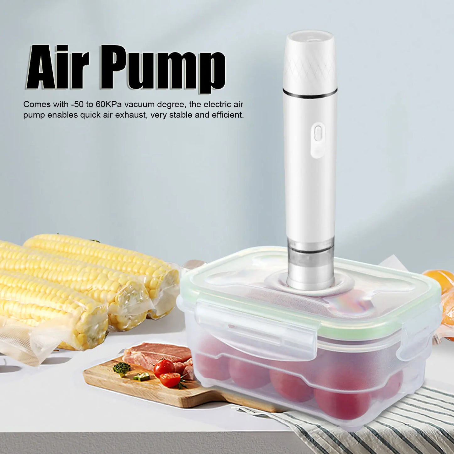 Air Pump Electric Handheld Vacuum Sealer Cordless Sealing Machine
