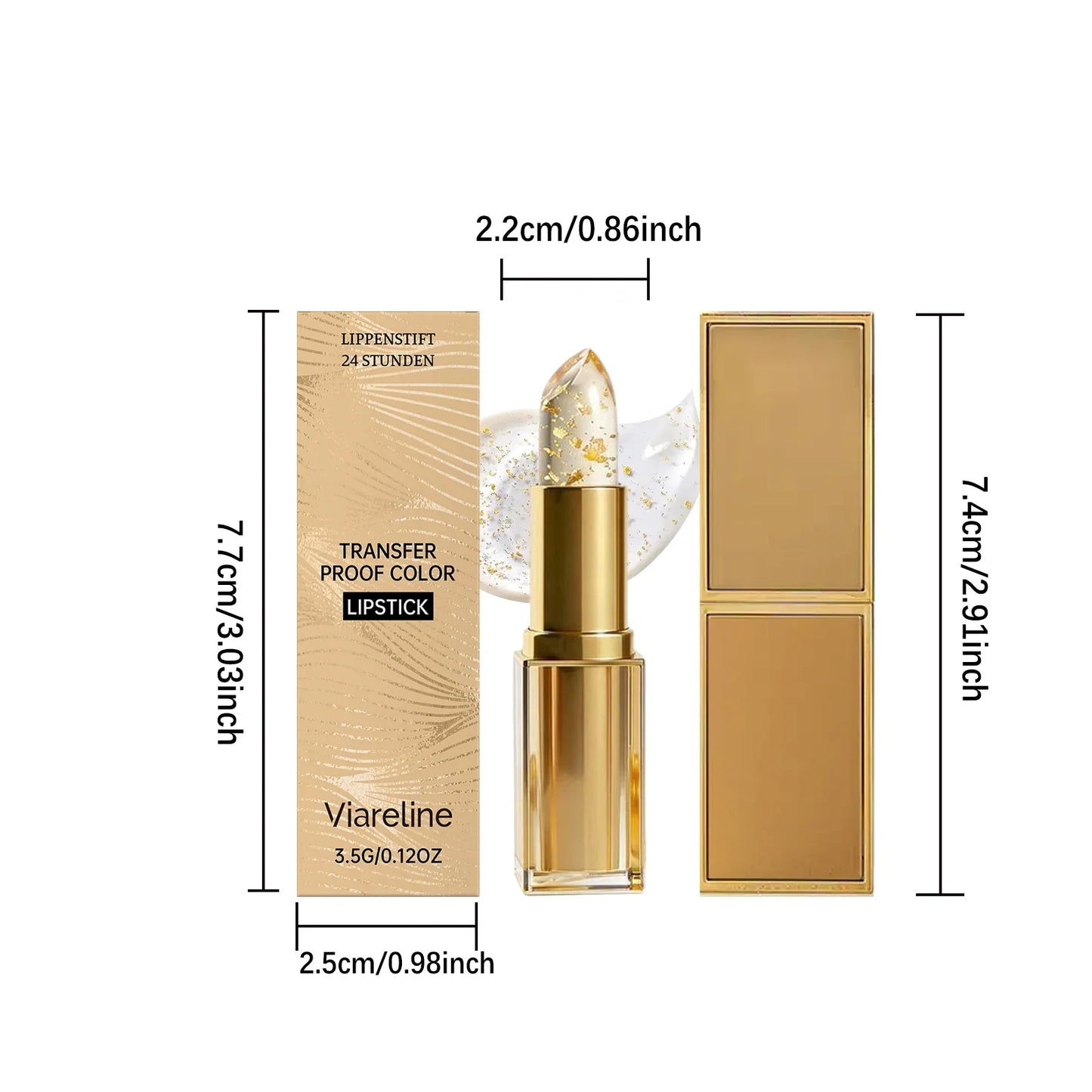 Gold Leaf Color-Changing Lip Balm | Hydrating Natural Tint