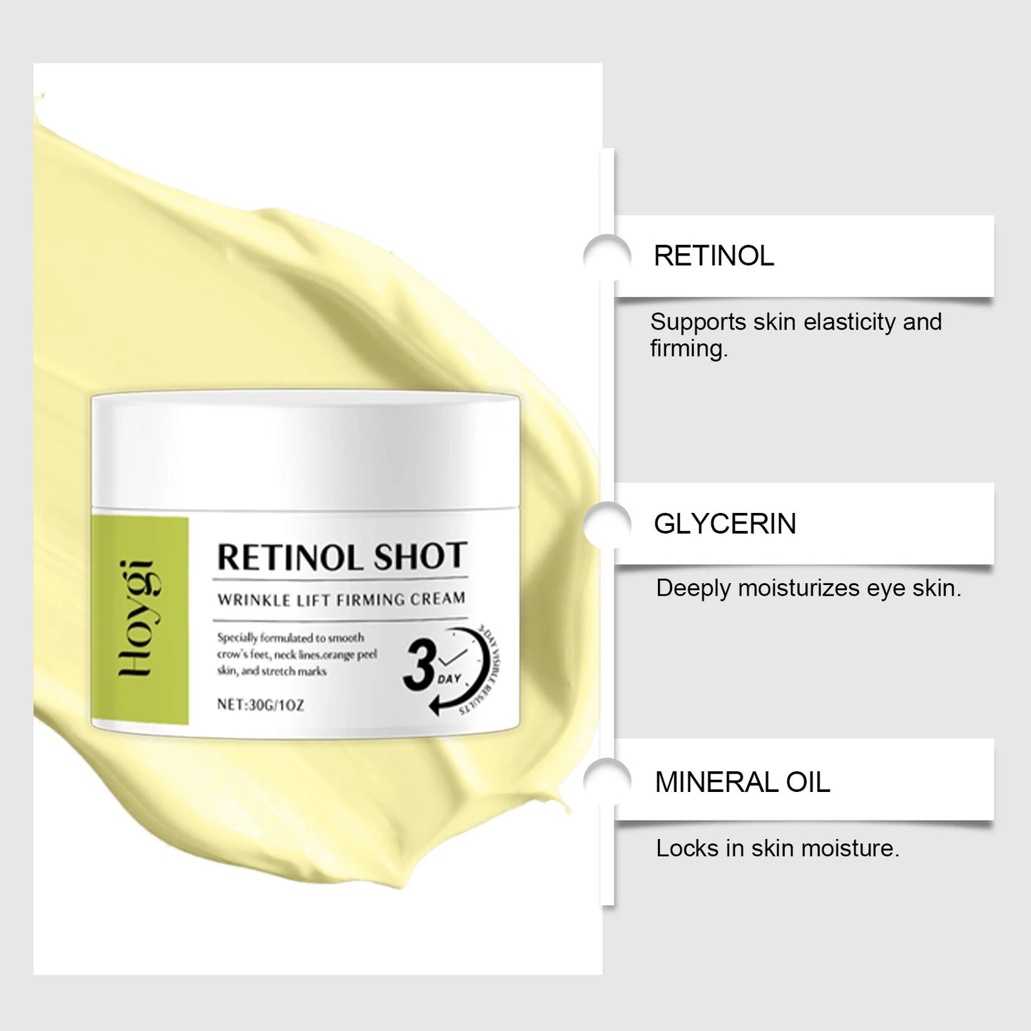Retinol Eye Care Set – Firming Cream & Serum for Dark Circles
