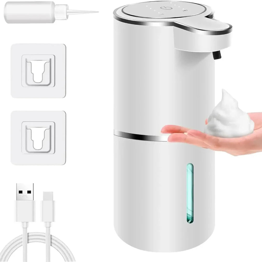 Touchless Foaming Soap Dispenser 380ml USB Rechargeable