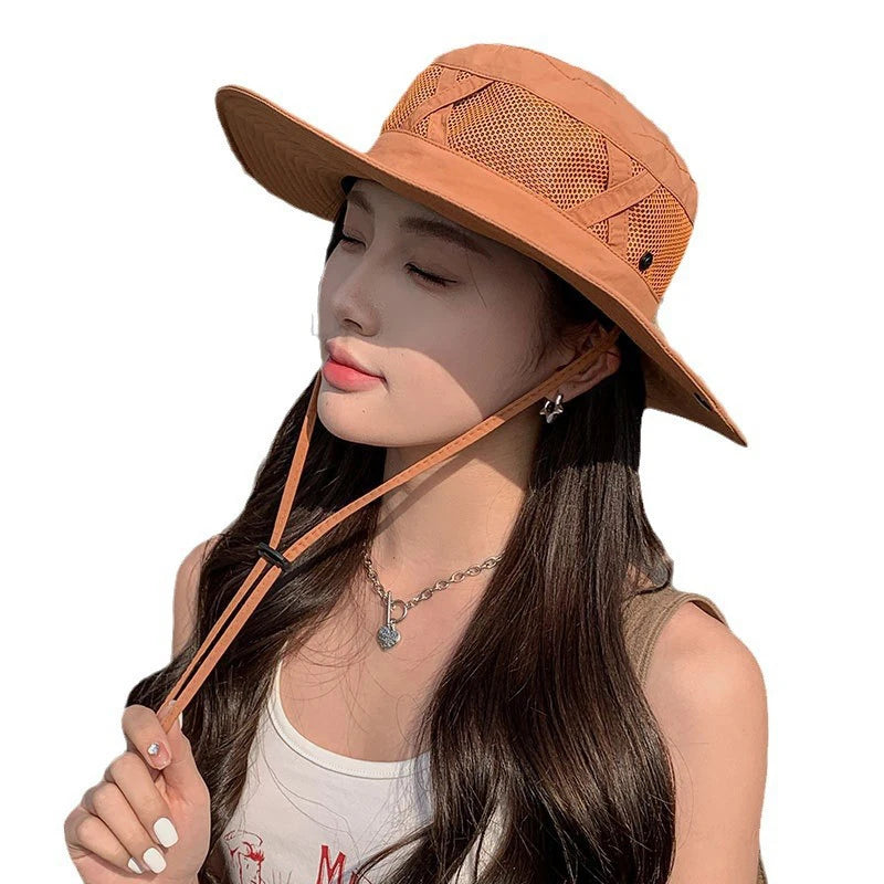 Wide Brim Unisex Bucket Sun Hat – Fishing, Hiking & Outdoor