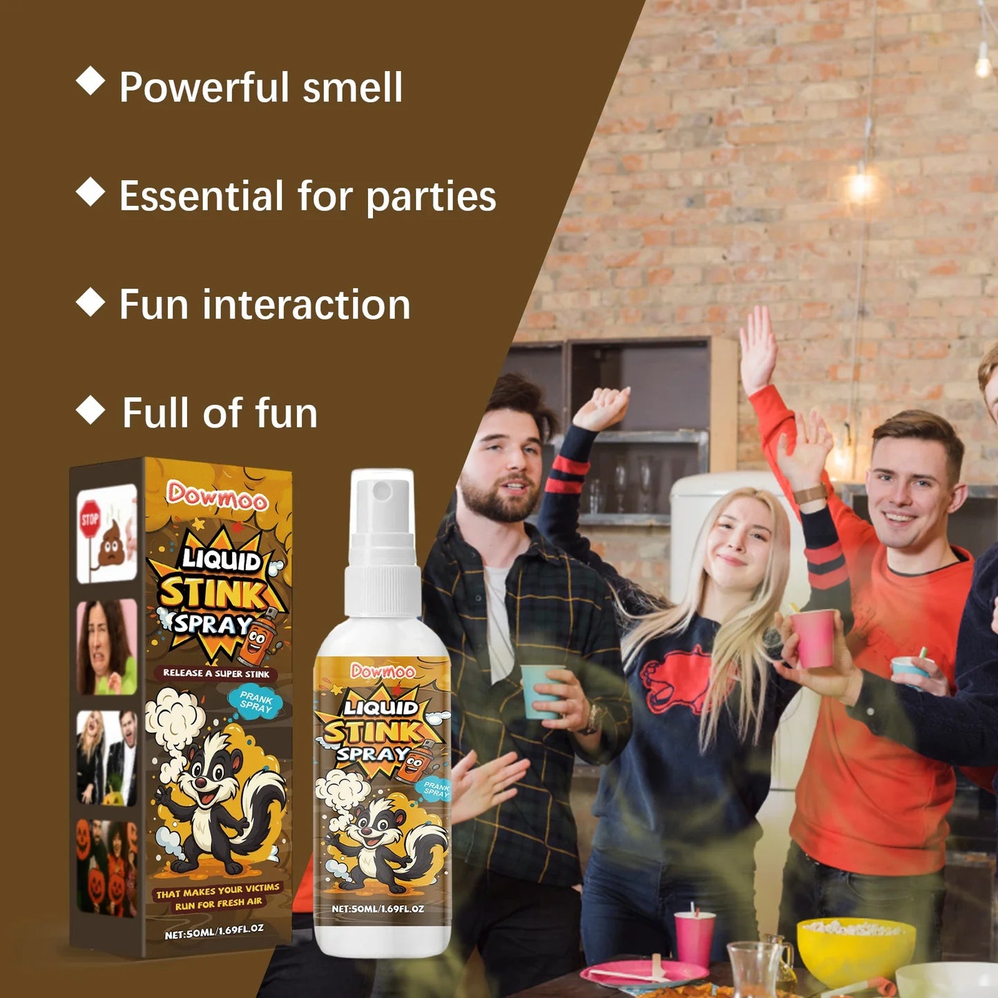 Fart Stink Spray Prank Gag Gift – 50ml Novelty Joke