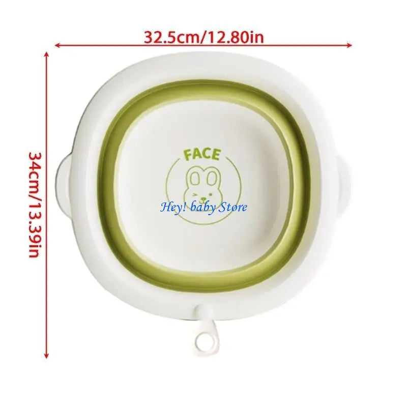 Foldable Baby Wash Basin | Travel Bathing Tub for Toddlers