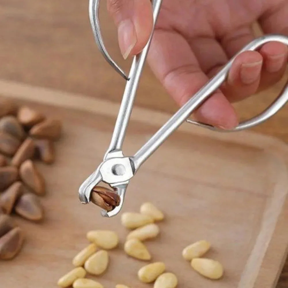 Shell Peeler Pine Nut Pliers Pine Nut Whole Piece Peeler Nut Pliers Household Artifact Melon Seed Clamp Opening Tool Practical Peaceful Pleasures Health and Wellness