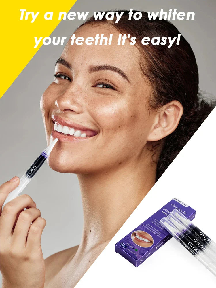 GlorySmile Purple Teeth Whitening Pen – No Sensitivity | 9ml