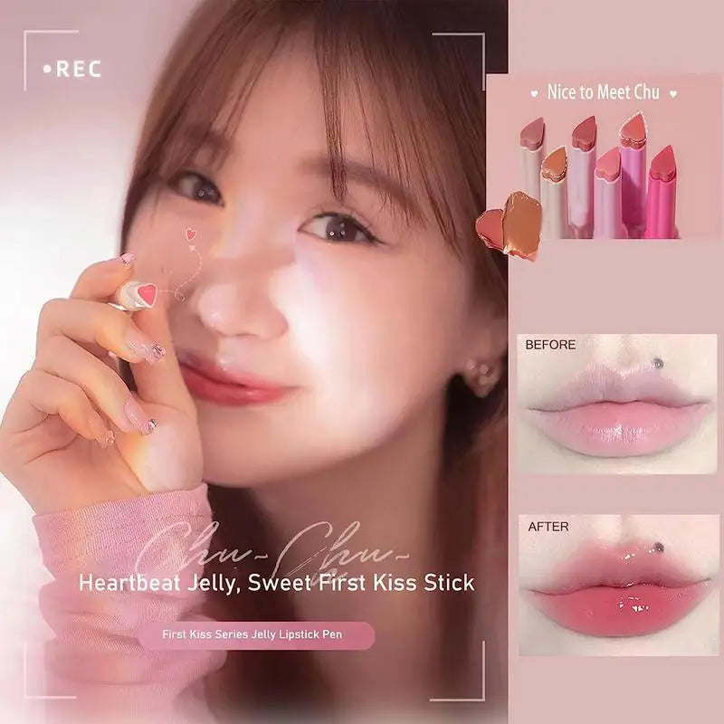 Florette Jelly Lip Glaze – Mirror Finish Waterproof Lipstick