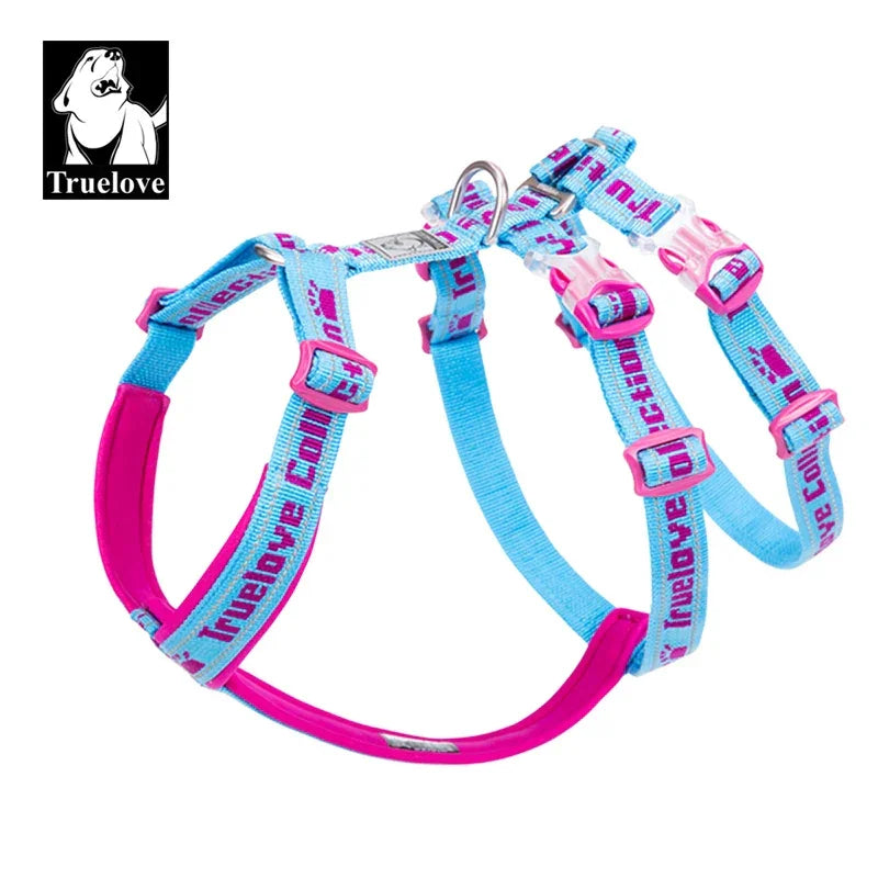 Truelove Double H Harness Neoprene Padding Durable Strong Reflective Gow in the Dark Aluminum Alloy Fitting Light Weight TLH6571 Peaceful Pleasures Health and Wellness