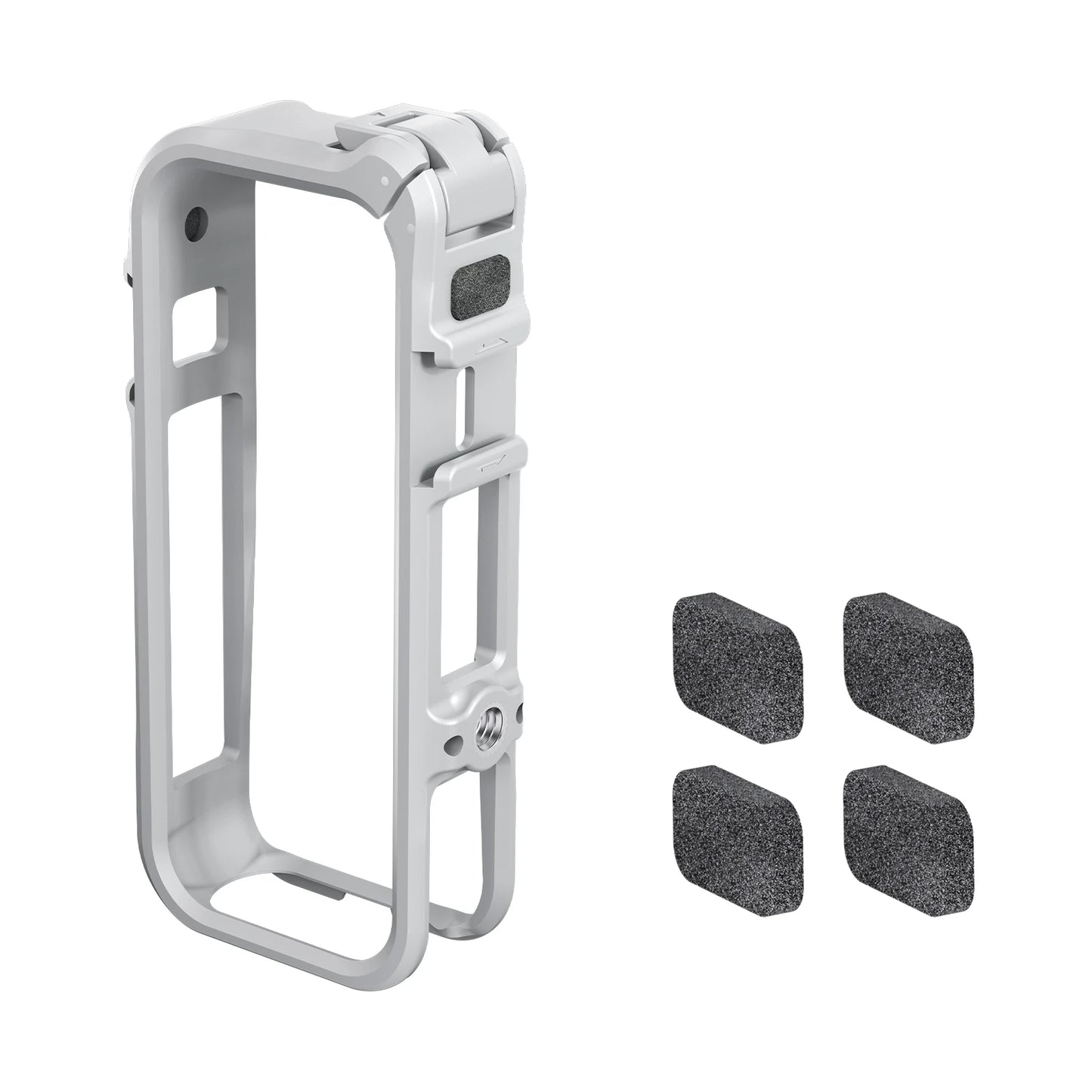 PC For Insta360 X4 Air Multi-Function Expansion Frame Protective Accessory Closed-Lock Mechanism Ensures Easy Operation Peaceful Pleasures Health and Wellness Gray