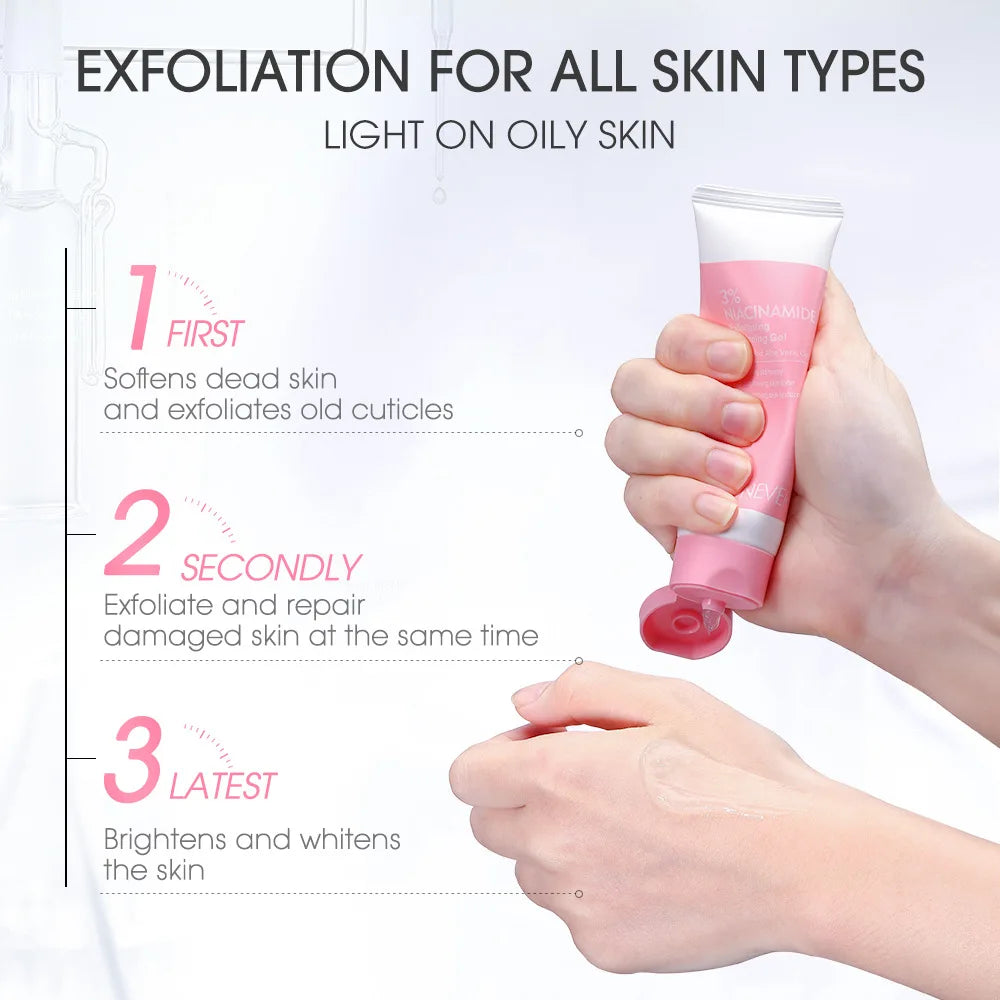 Niacinamide Facial Cleanser Exfoliator Deep Cleansing Moisturizing Nourishing Shrink Pores Oil-Control Brightening Skin Care Peaceful Pleasures Health and Wellness