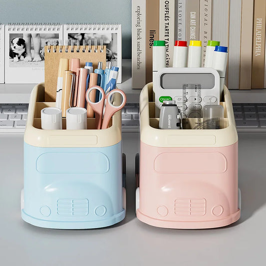 Bview Art Large Capacity Pencil Cup Holder Cute Desk Organizer Office Peaceful Pleasures Health and Wellness