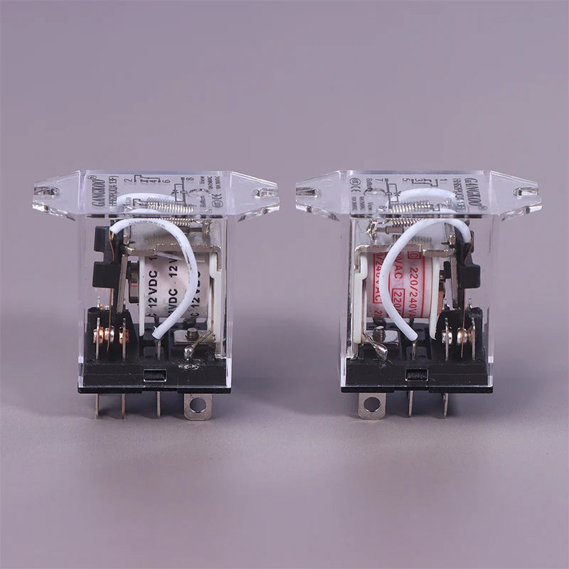 JQX-13F HH62P High Power Relay Coil General DPDT Micro Mini Electromagnetic Relay Switch With Socket Base AC220V DC12V24V Peaceful Pleasures Health and Wellness