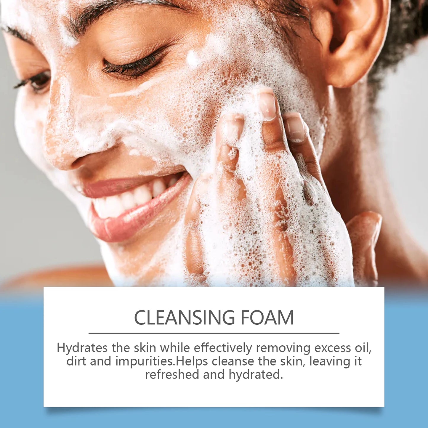 114g Salicylic Acid Cleansing Foam Oil-Control Cleansing Foam Deeply Cleans Pores Moisturizes Skin Refreshing Hydration Peaceful Pleasures Health and Wellness