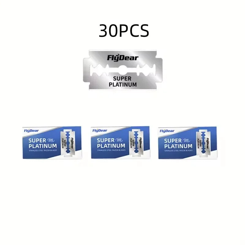 Double Edge Safety Razor Blades – Stainless Steel 10–30 Pack