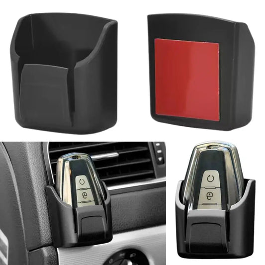 Reusable Car Key Storage Box Instrument Center Console Storage Back Adhesive Small Car Dashboard Key Box Organizing Supplies Peaceful Pleasures Health and Wellness