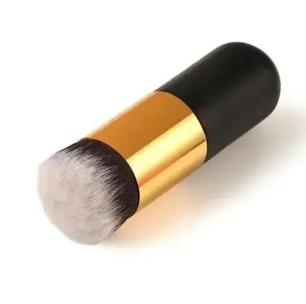 Brush Large Small Fat Pier Foundation Make-Up Brush Bb Cream Mushroom Brush No Powder No Mark Foundation Make-Up Brush Peaceful Pleasures Health and Wellness Black gold