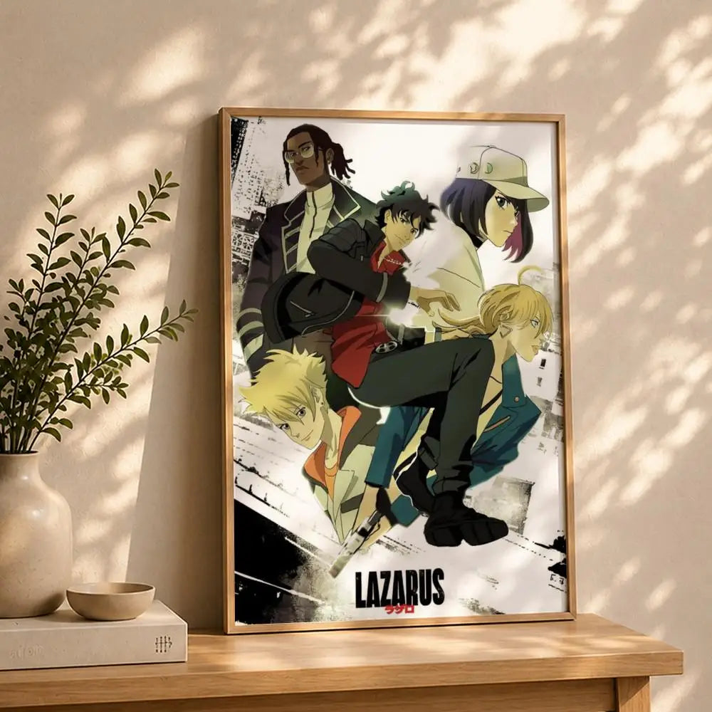 Game Lazarus HD Waterproof Self-Adhesive Wall Art Poster Gaming Wall Poster Peaceful Pleasures Health and Wellness White15 50X70cmNoframe