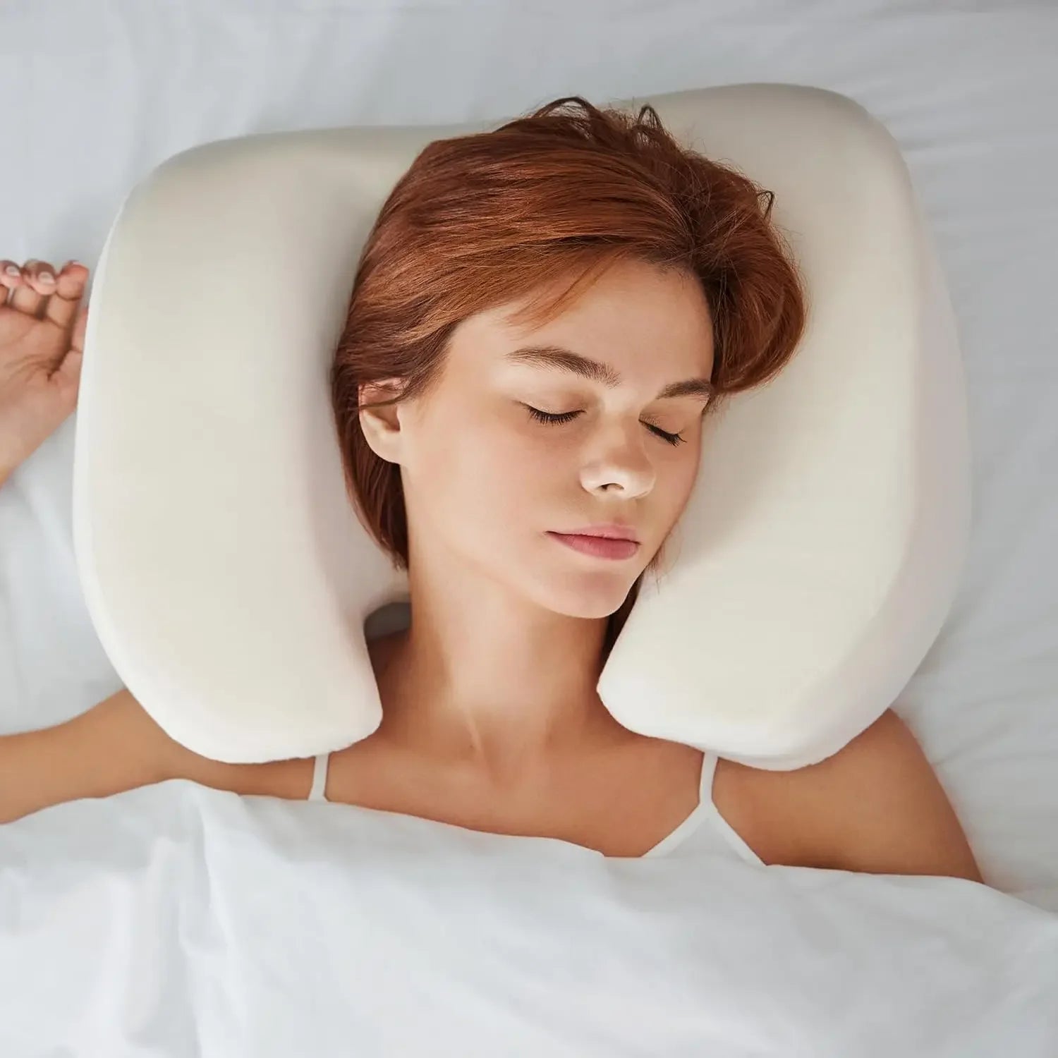 Comfortable Back Sleeper Pillow with Neck Support, Satin Case, and 100-Night Trial Peaceful Pleasures Health and Wellness United States