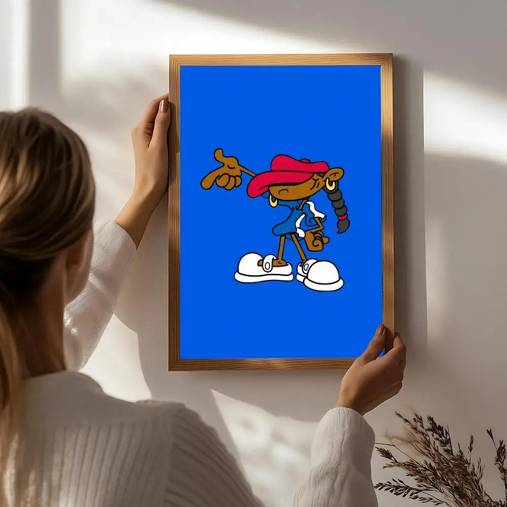 Cartoon C-Codename: Kids Next Door Poster HD Self Adhesive Waterproof Wall Art Ideal for Home Office Dorm Bedroom Great Gift Peaceful Pleasures Health and Wellness White7 21X30cmNoframe