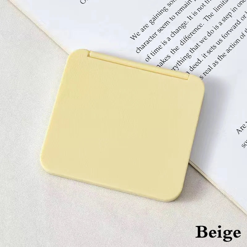 Double-Sided Square Compact Pocket Makeup Mirror | Gift for Women
