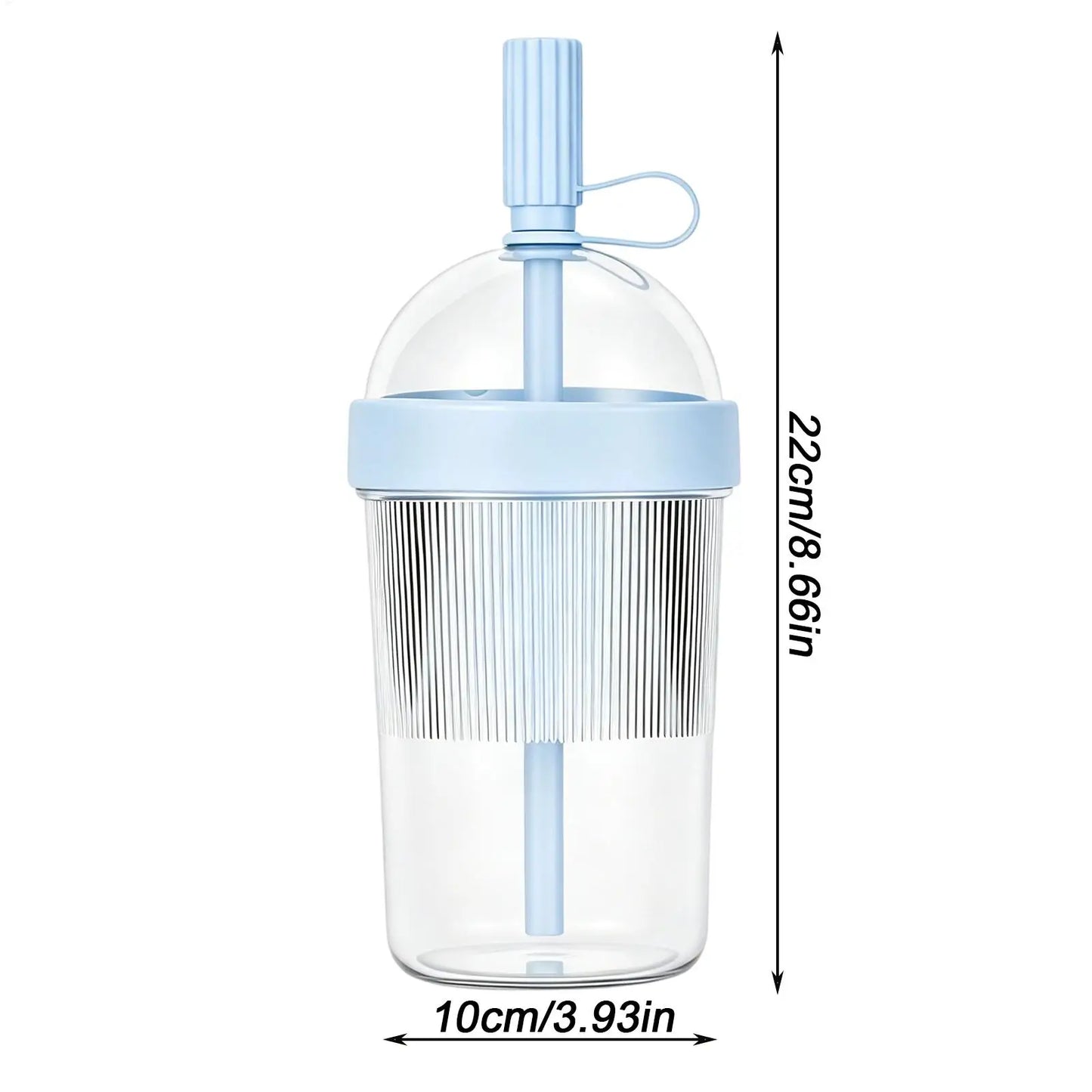 17oz Reusable Coffee Tumbler with Lid & Straw | Cold Drink