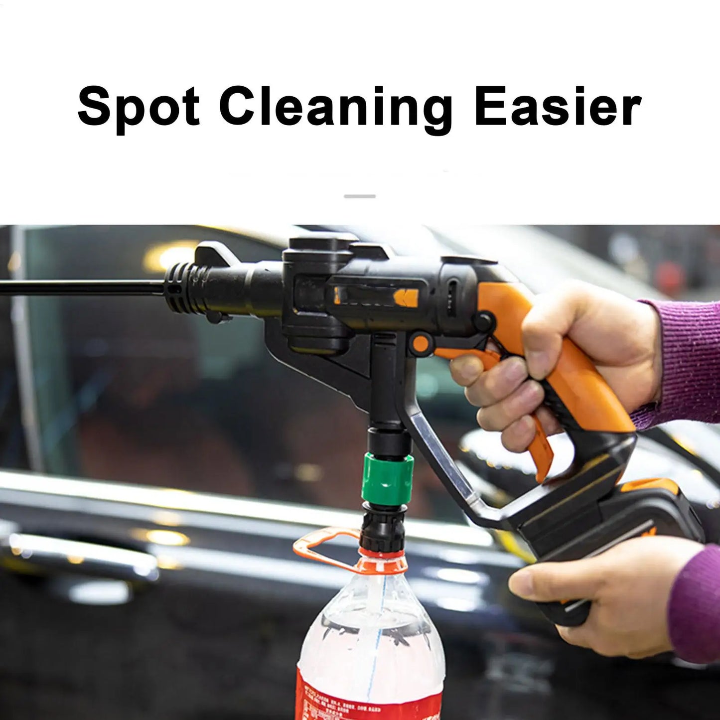 DIY Pressure Washer Hose Adapter Converts Soda Bottle to Water Tank Extension Hose for Cordless Outdoor Washer Peaceful Pleasures Health and Wellness