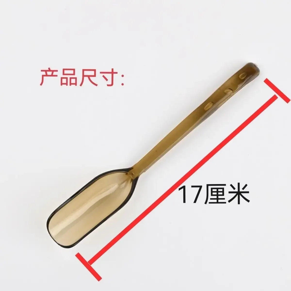 Thickened Plastic Teaspoon Simple Long Handle Small Teaspoon Kung Fu Teaware for Making Tea Gentlemen Tea Ceremony Accessories Peaceful Pleasures Health and Wellness 17cm