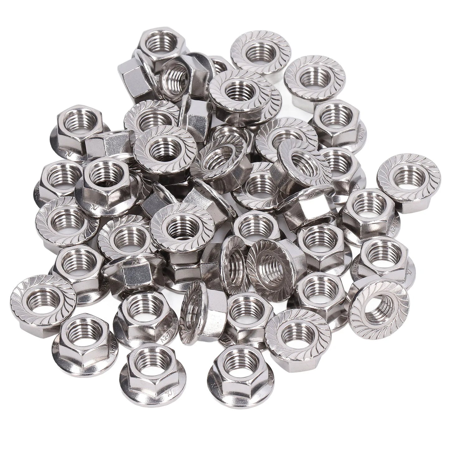 Nut Firm Fixing Good Match Nuts Fastener Standard Design A2-70 Stainless Steel Wide Use for Maintenance for Repair Peaceful Pleasures Health and Wellness Default Title
