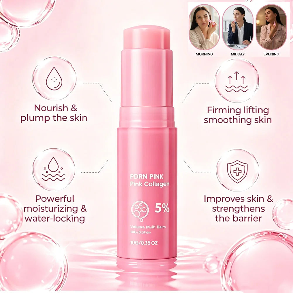 PDRN Collagen Multi Balm Stick – Lip, Face & Eye Moisturizer