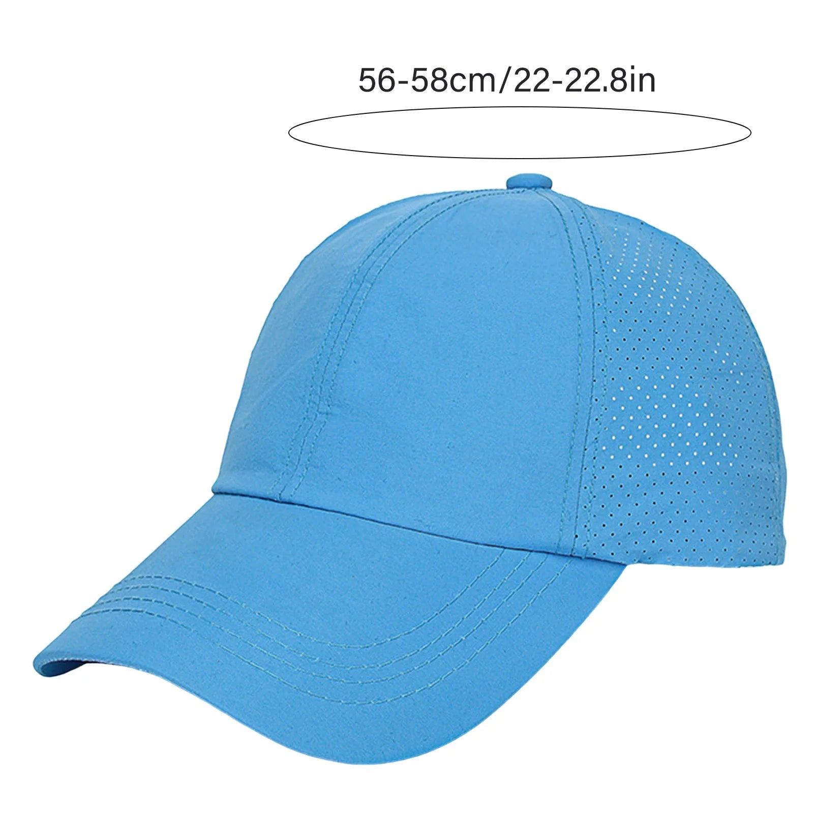 Basic Women's Baseball Cap Quick Drying Adjustable Trendy Sunshade Hats for Running Hiking Training Peaceful Pleasures Health and Wellness