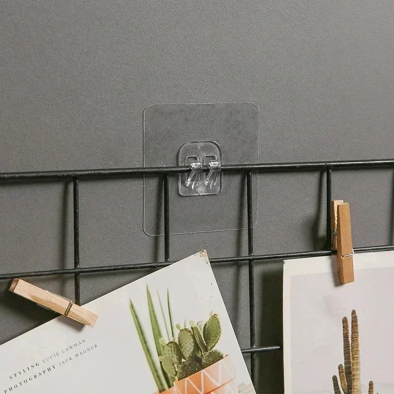 Seamless Adhesive Hooks Transparent Home Acrylic Strong Self Adhesive Hooks Bathroom Kitchen Claw Buckle Hanger Wall 2030 Peaceful Pleasures Health and Wellness