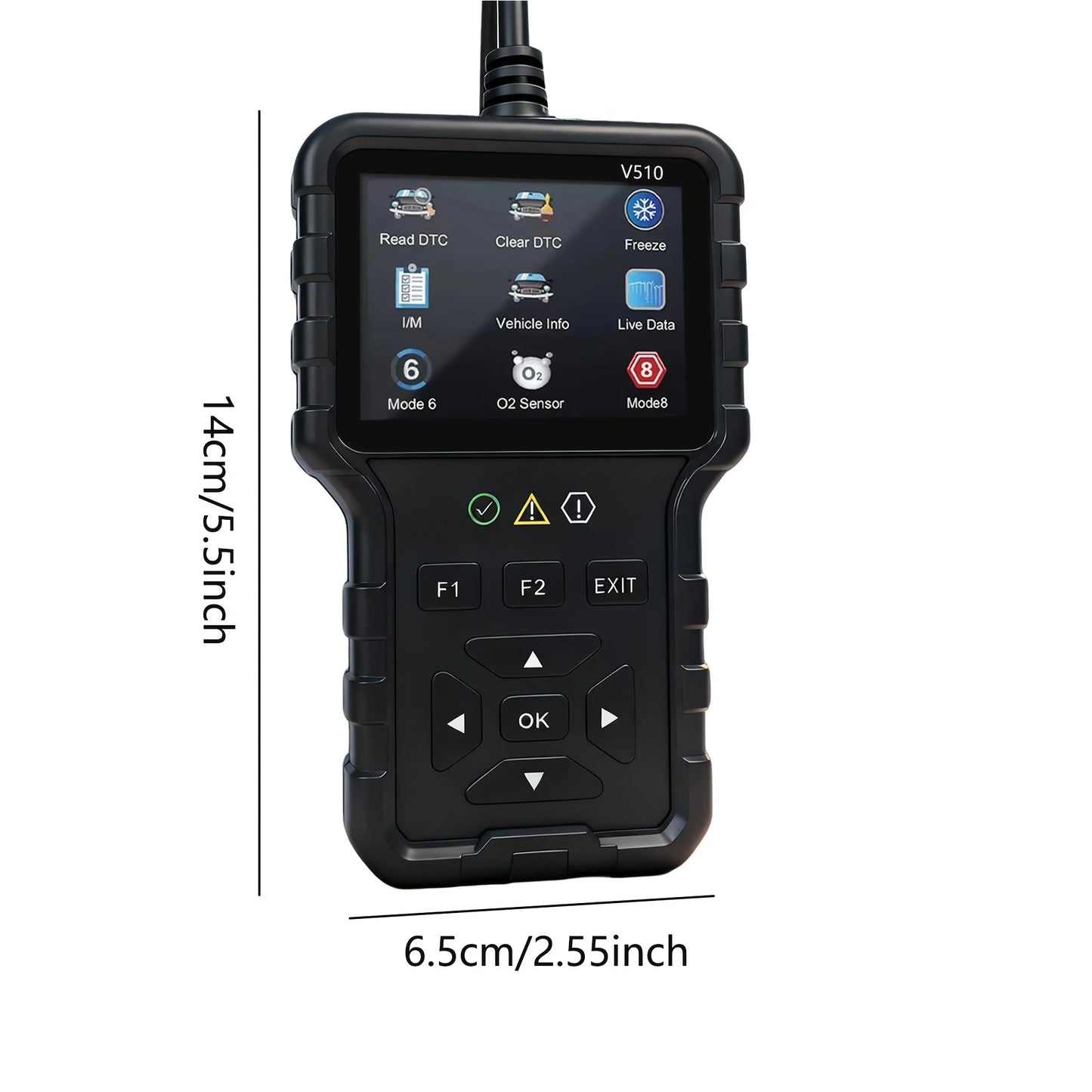 V510 Obd2 Scanner Diagnostic Tool | Battery Tester, Engine Fault Code Reader, Real-Time Data, Dtc Search, Frozen Frame, Scan Tool for All Obdii Protocol Cars since 1996, Battery Not Included. Peaceful Pleasures Health and Wellness