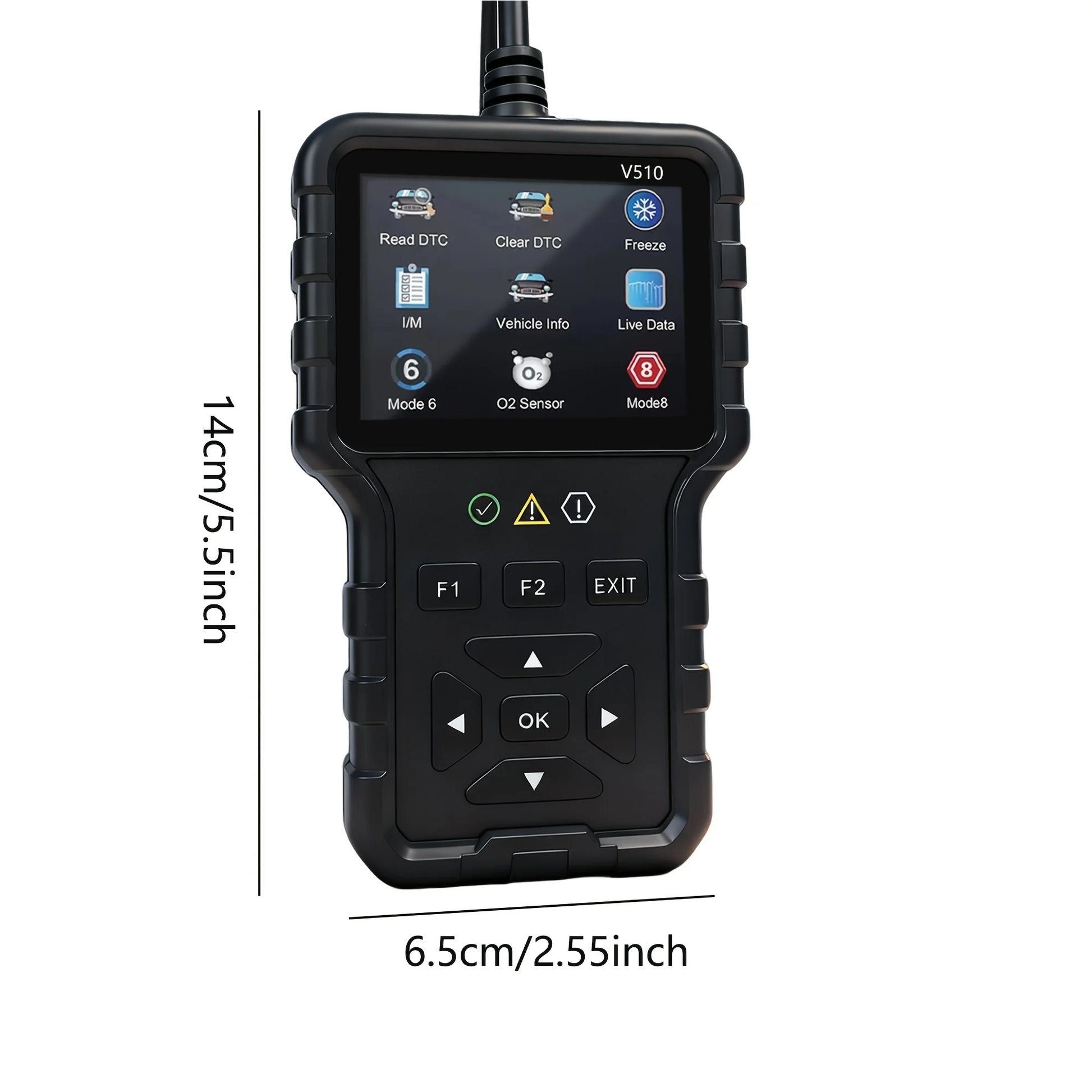 V510 Obd2 Scanner Diagnostic Tool | Battery Tester, Engine Fault Code Reader, Real-Time Data, Dtc Search, Frozen Frame, Scan Tool for All Obdii Protocol Cars since 1996, Battery Not Included. Peaceful Pleasures Health and Wellness