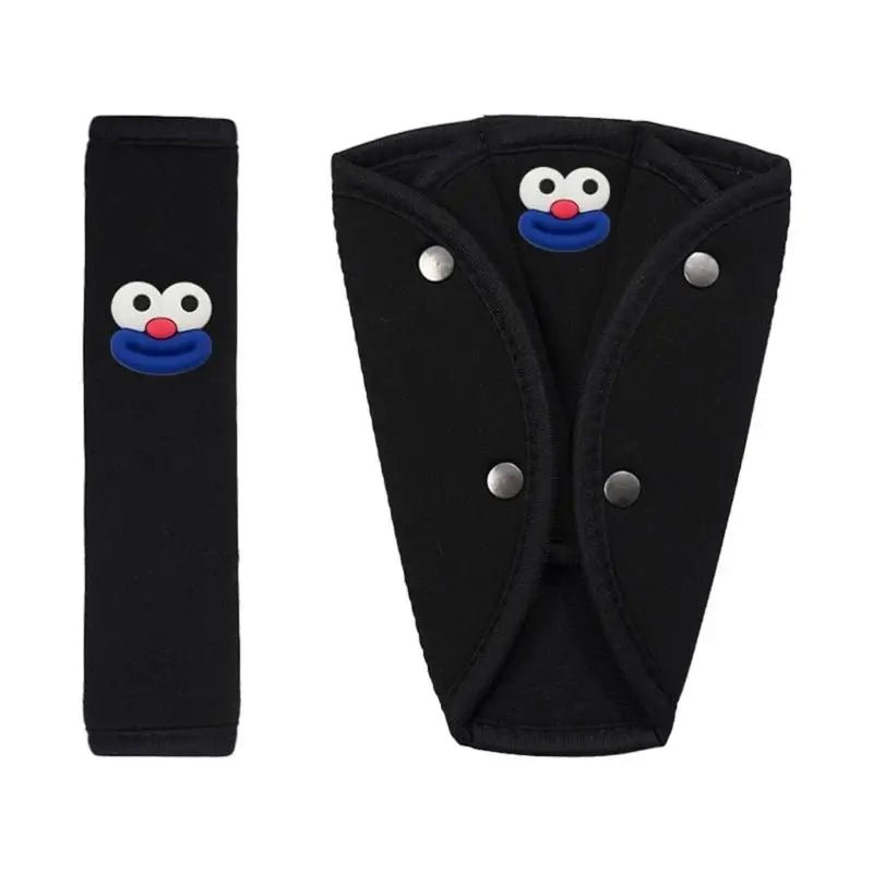 Kids Car Seat Belt Pads – Soft Ice Silk Shoulder Protector 2 Pack