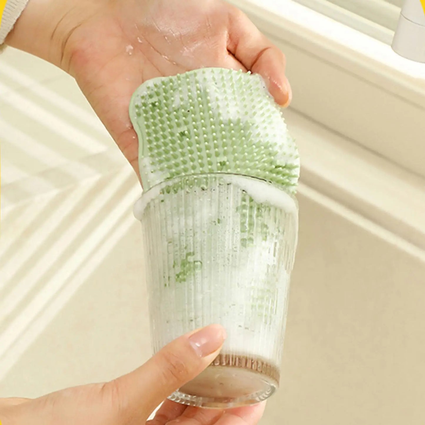 Vegetable Scrub Brush – Ergonomic Non-Slip Produce Cleaner