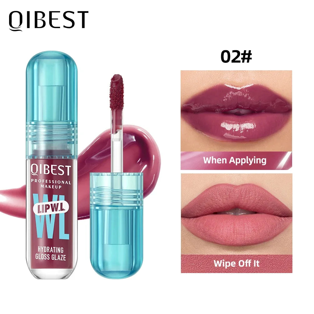 Qibest Original Moisturizing Lip Balm Lip Oil Gloss Care of The Lips Benetitnt for Lips Plumping Exfoliating Plumping Gloss Oil Peaceful Pleasures Health and Wellness 02