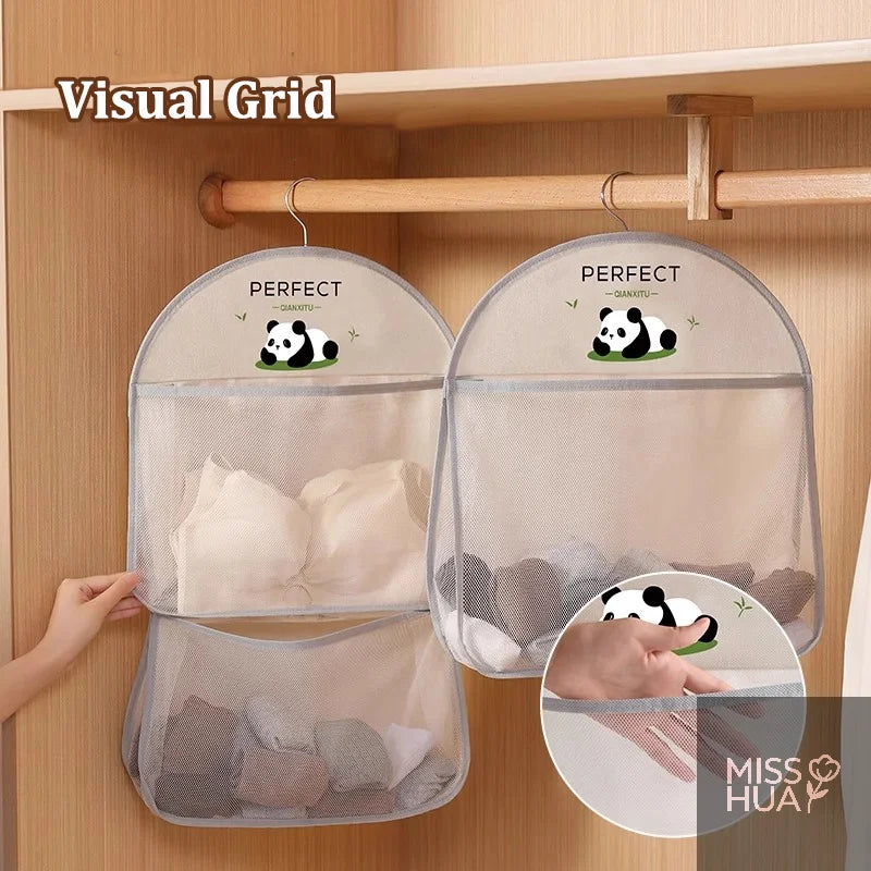 Breathable Mesh Hanging Storage Bag – 1/2/3 Layer Organizer