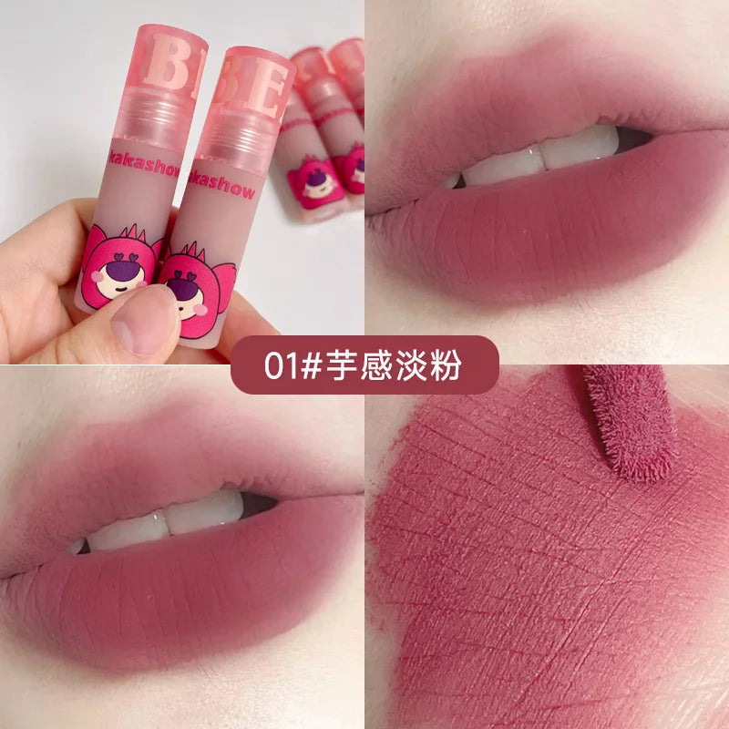 ZYXUAQIR Peach Pink Matte Liquid Lipstick | Velvet Lip Gloss