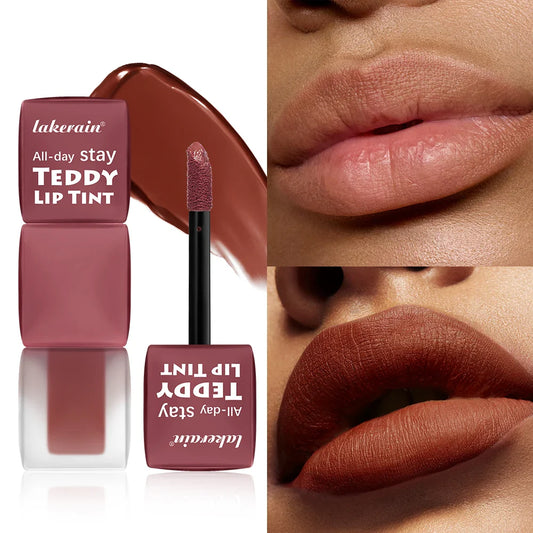 Teddy Lip Tint – Matte Waterproof Lip Stain Up to 12H Wear Matte Lip Tint Oasis Select