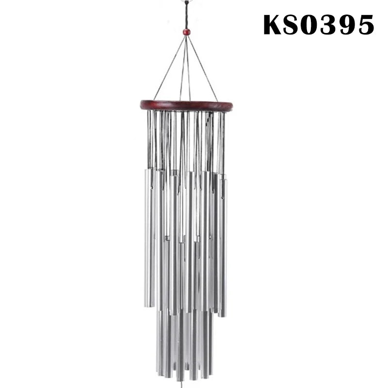 Wind Chimes Outdoor Large Deep Tone Hanging Ornament Garden Home Mobiles Wind Chimes Windchime Outdoor Garden Home Peaceful Pleasures Health and Wellness DARK GRAY