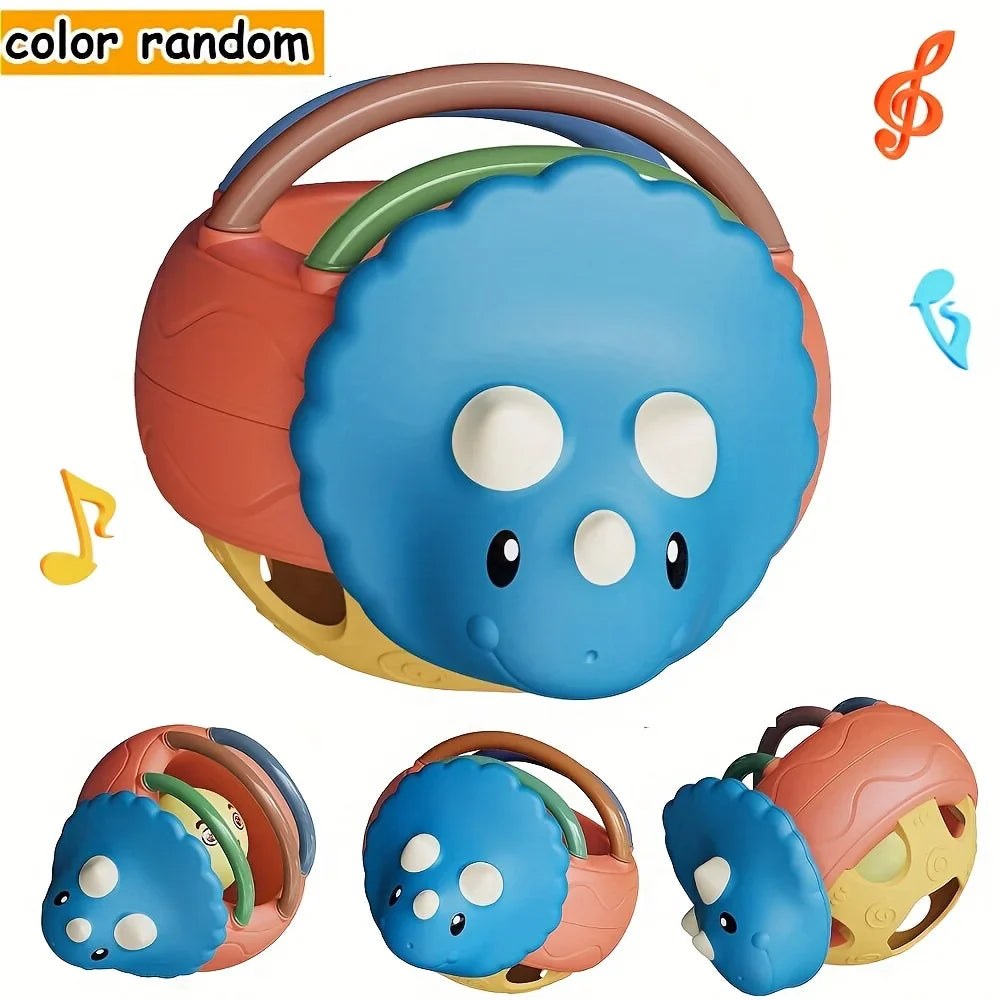 Cute Cartoon Baby Rattle – CE-Certified ABS Plastic Toy