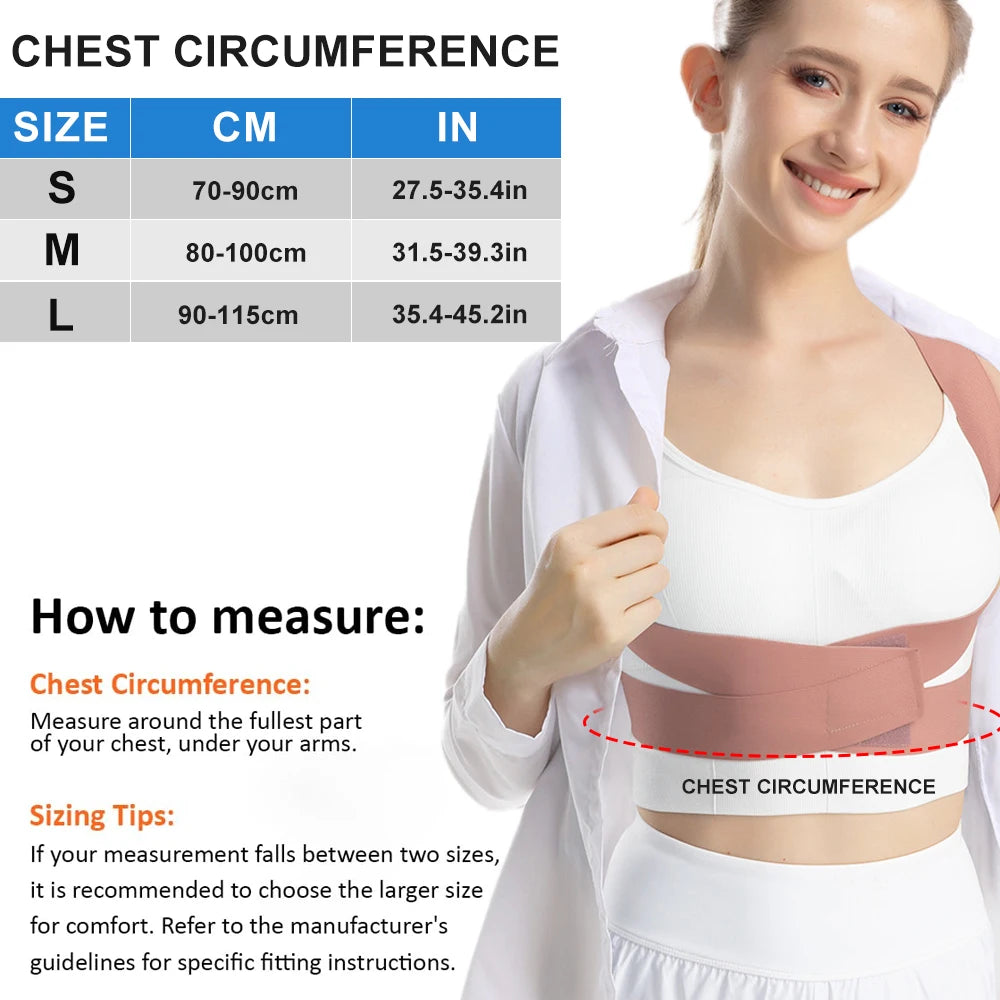 WEFITON Posture Corrector Back Brace | Shoulder & Spine Support Posture Corrector Brace Peaceful Pleasures Health and Wellness