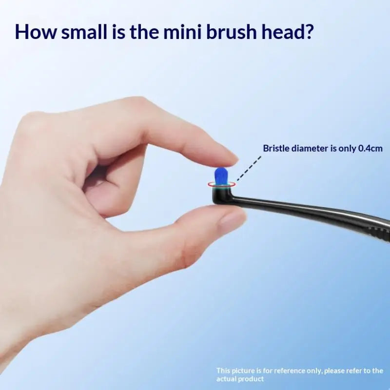 Small Head Single Bundle Interdental Brush Teeth Cleaning Toothbrush Deep Oral Cleaning Soft Bristle Colorful Small Head Brush Peaceful Pleasures Health and Wellness