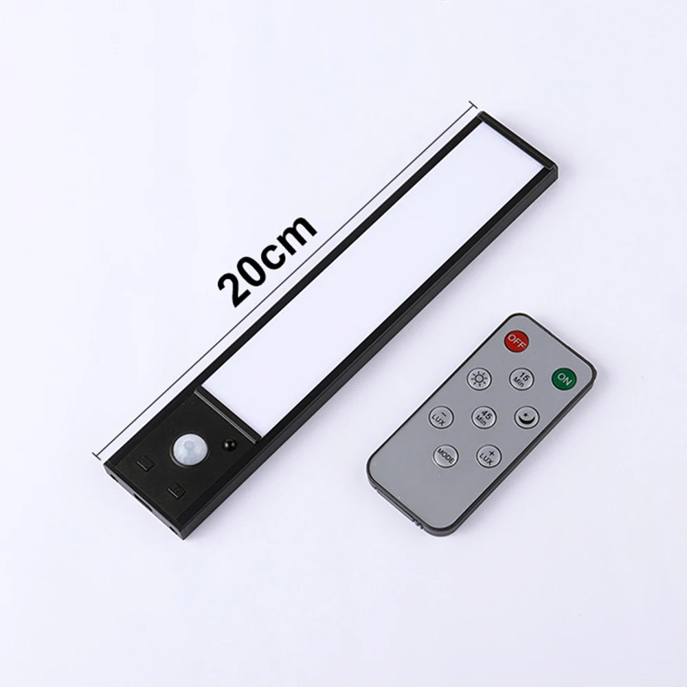 RUNTOIN LED Motion Sensor Under Cabinet Light | Dimmable Type-C